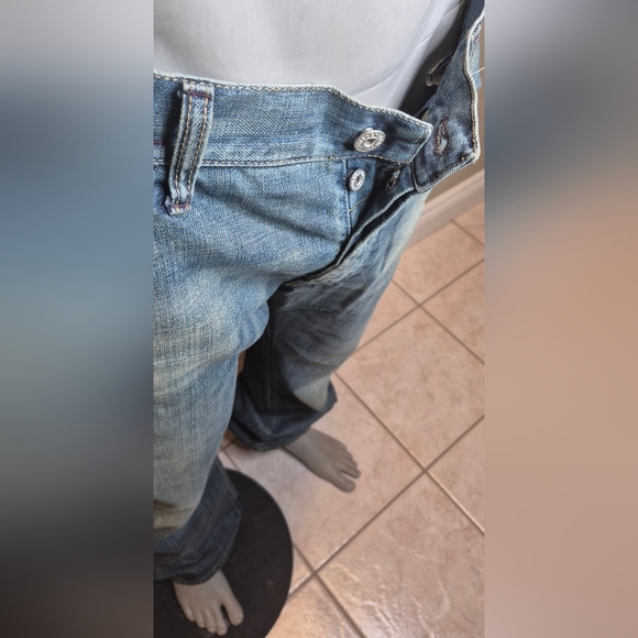 Energie Light Blue Denim Straight Jeans - Picture 5 of 9